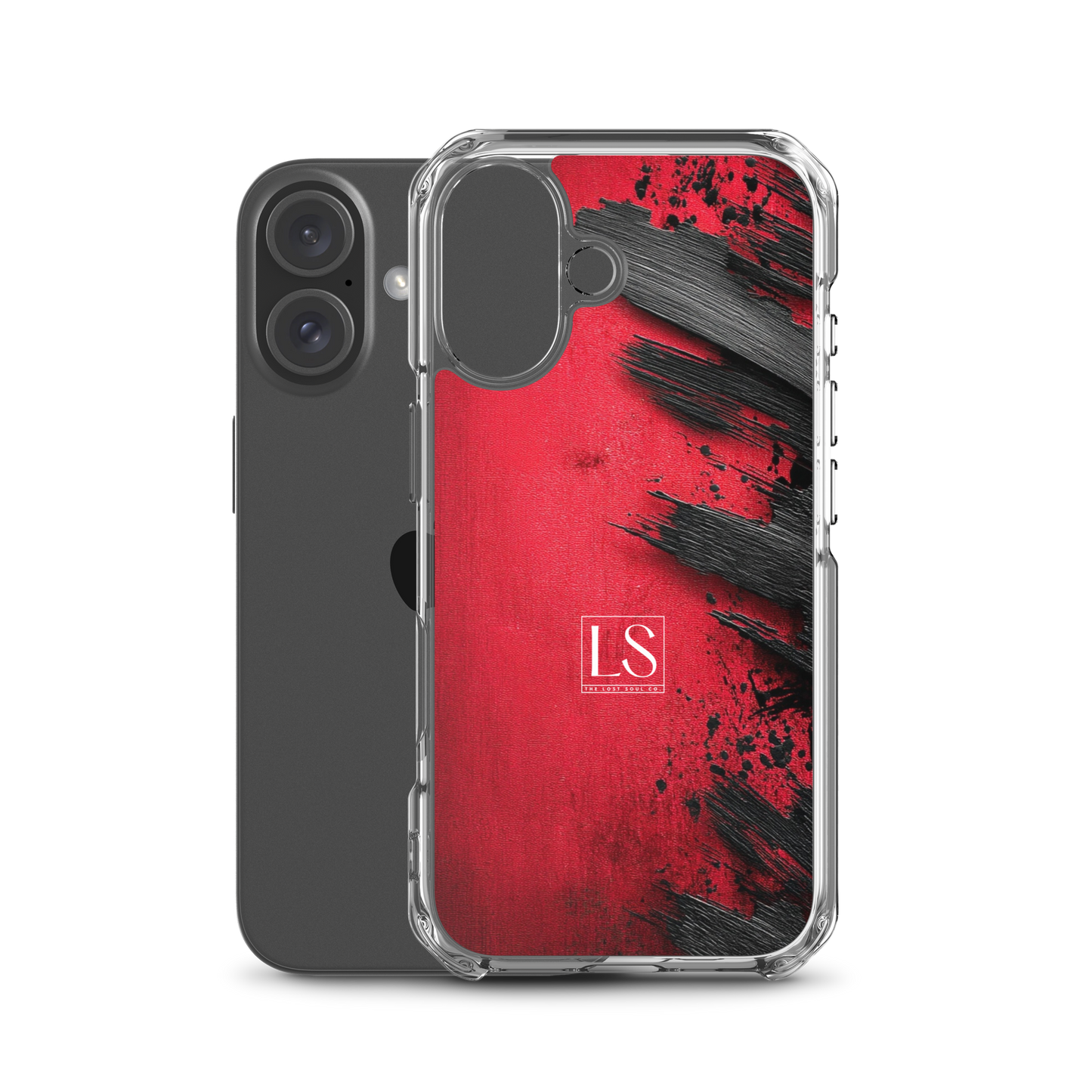 Blood & Brush – Clear iPhone Case | LS-P01