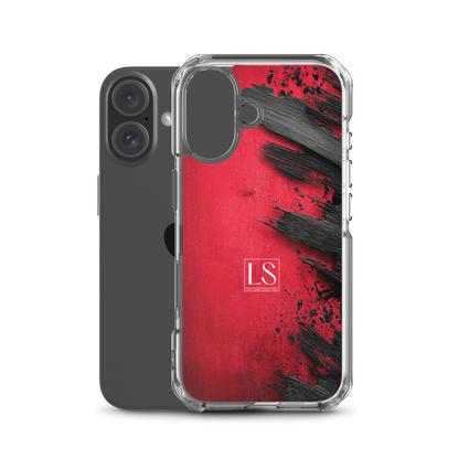 Blood & Brush – Clear iPhone Case | LS-P01