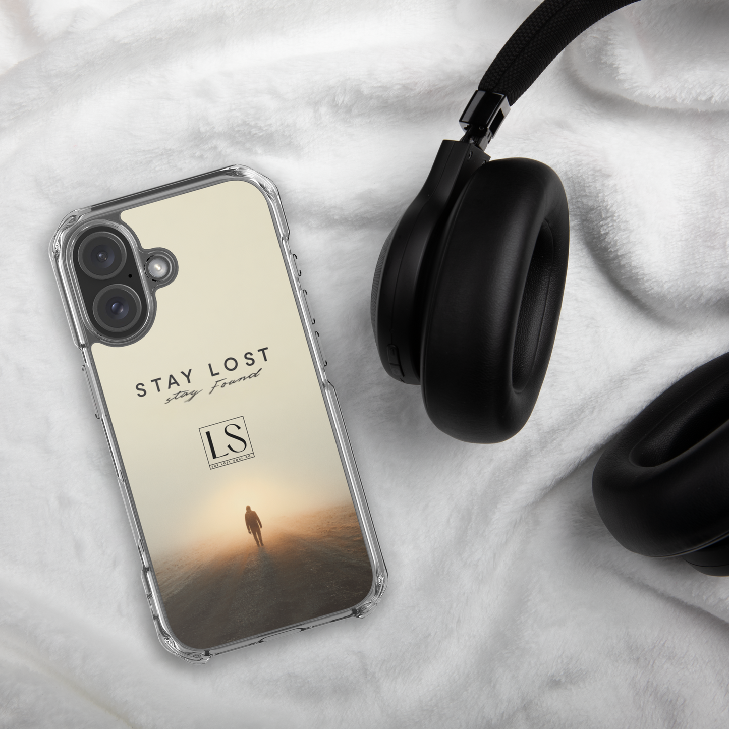 Stay Lost Stay Found – Clear iPhone Case | LS-P02