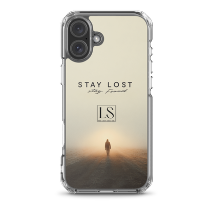 Stay Lost Stay Found – Clear iPhone Case | LS-P02