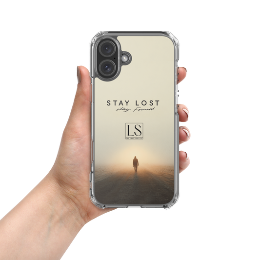 Stay Lost Stay Found – Clear iPhone Case | LS-P02