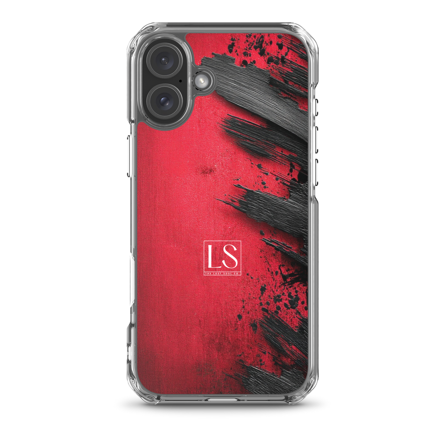 Blood & Brush – Clear iPhone Case | LS-P01