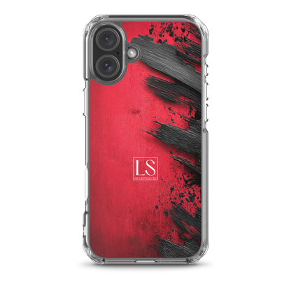 Blood & Brush – Clear iPhone Case | LS-P01