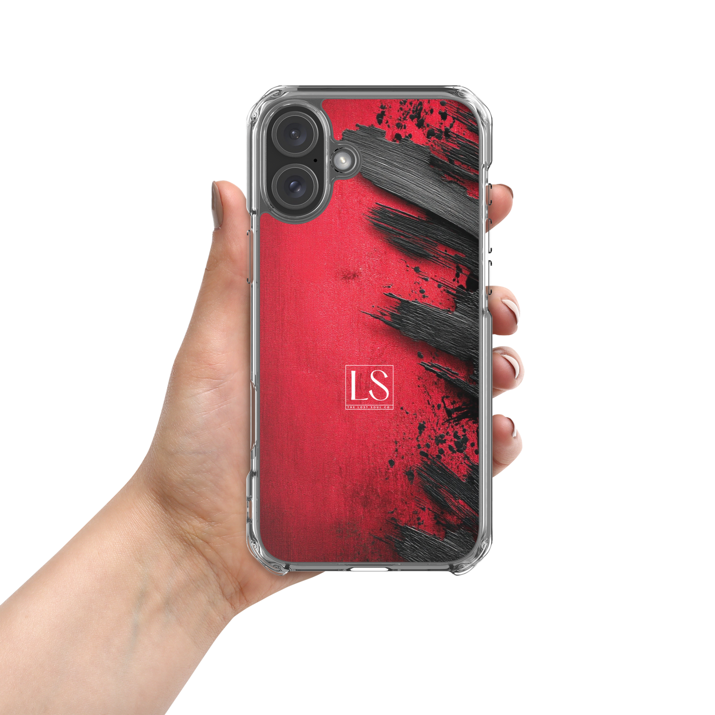 Blood & Brush – Clear iPhone Case | LS-P01