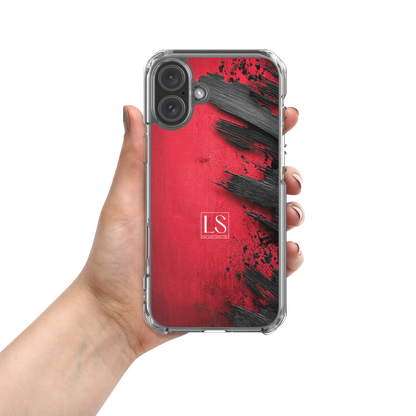 Blood & Brush – Clear iPhone Case | LS-P01