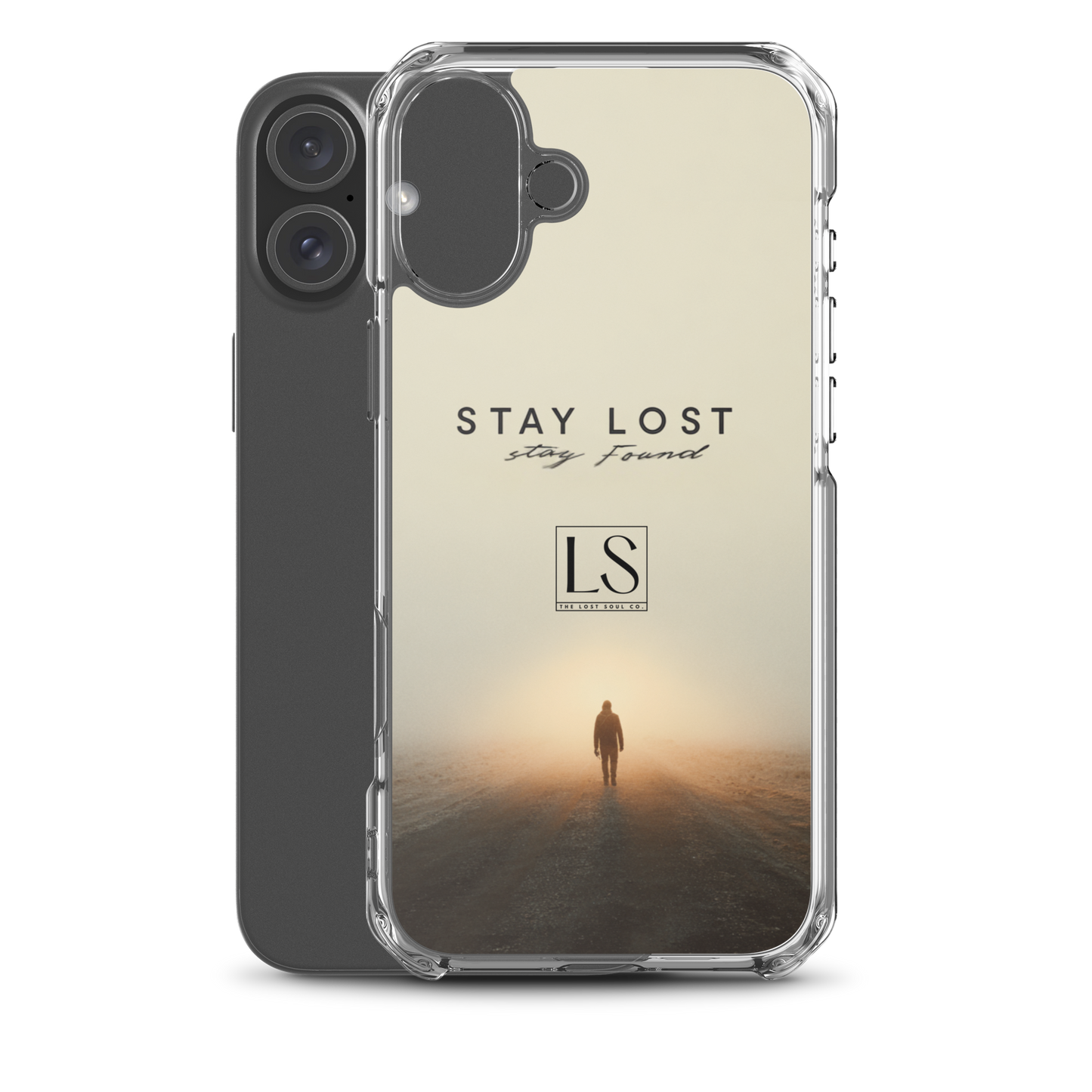 Stay Lost Stay Found – Clear iPhone Case | LS-P02