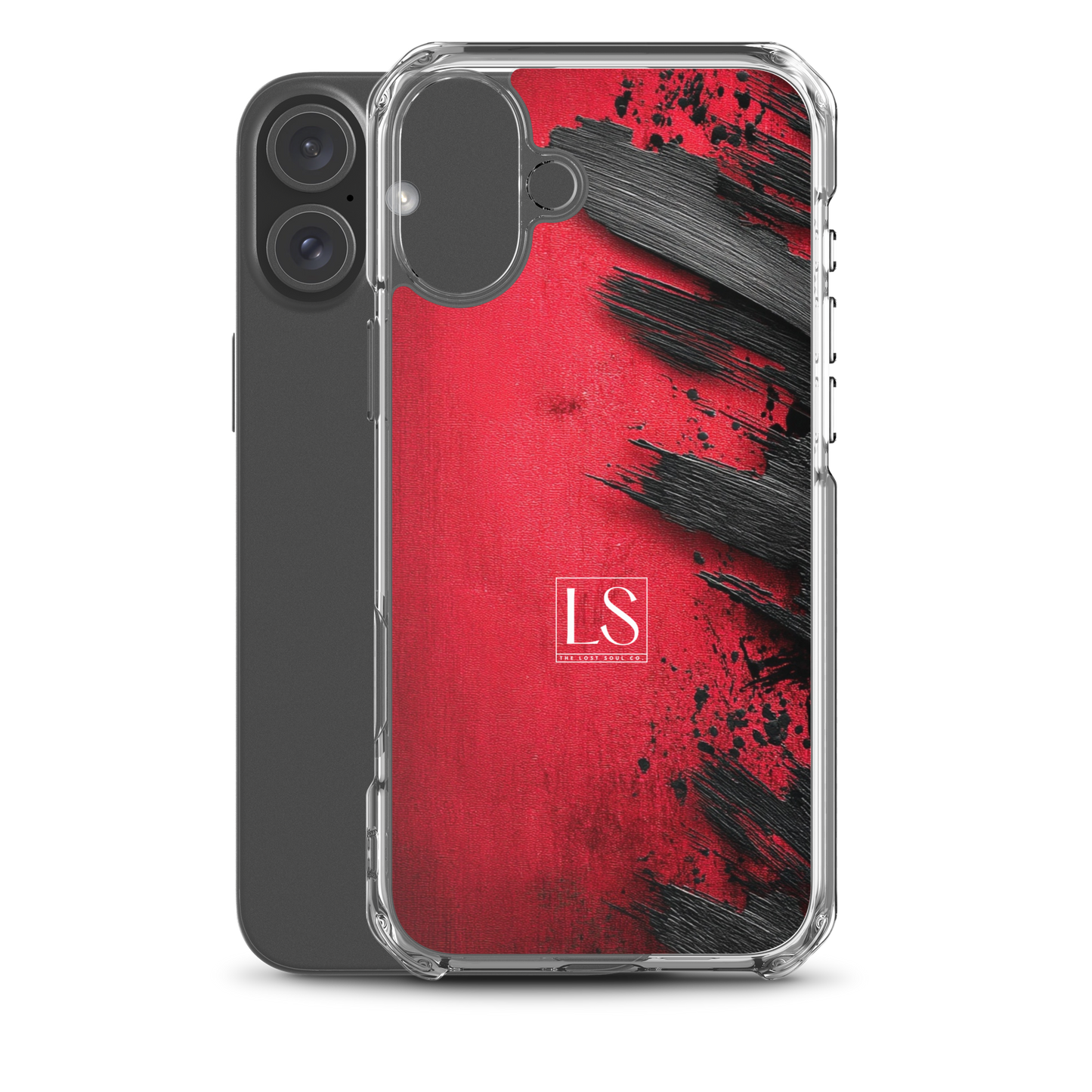 Blood & Brush – Clear iPhone Case | LS-P01