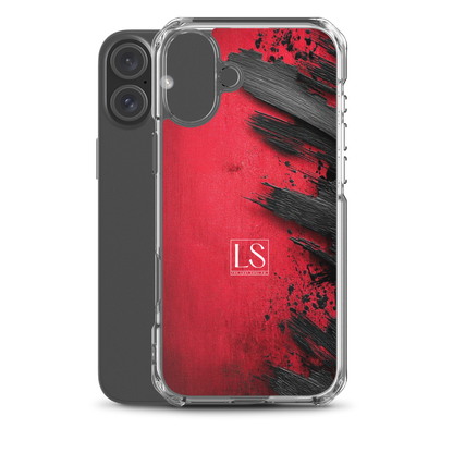Blood & Brush – Clear iPhone Case | LS-P01