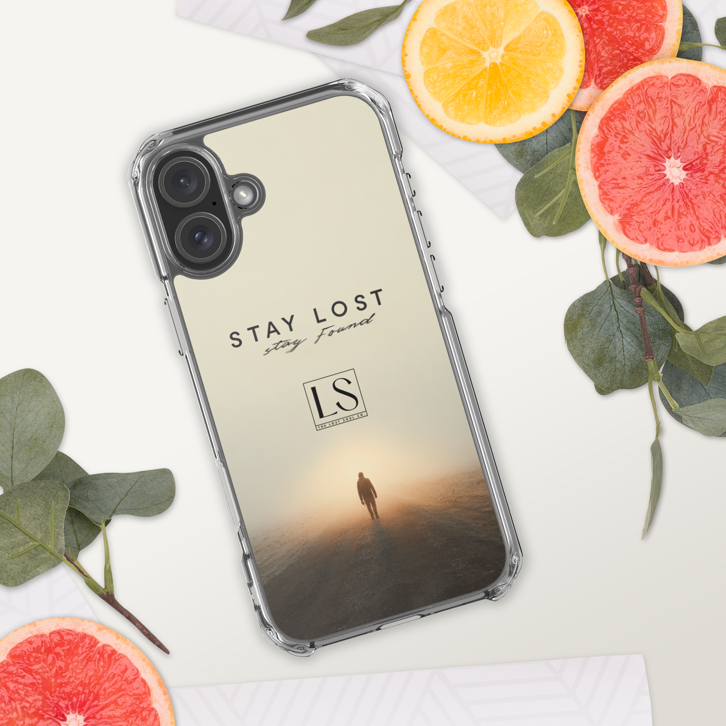 Stay Lost Stay Found – Clear iPhone Case | LS-P02