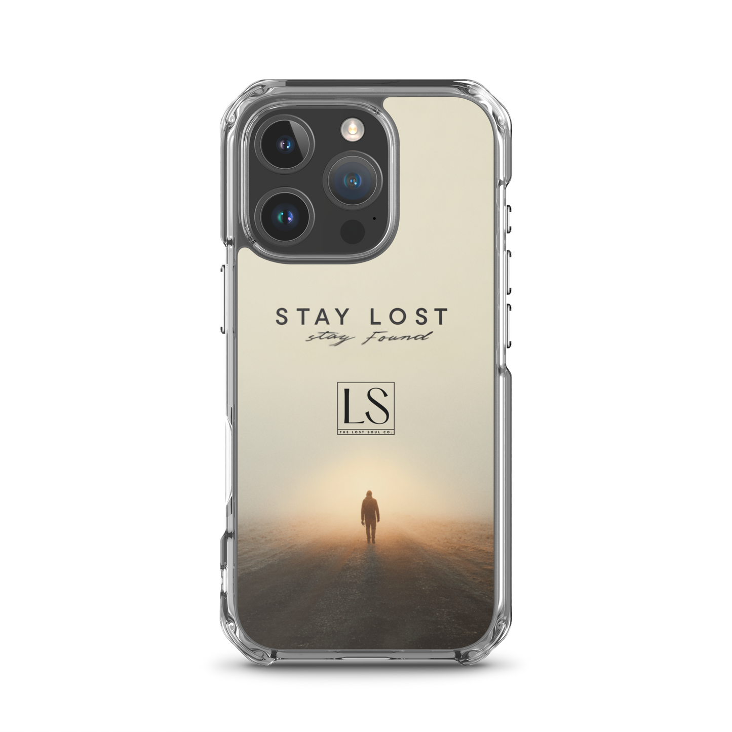 Stay Lost Stay Found – Clear iPhone Case | LS-P02