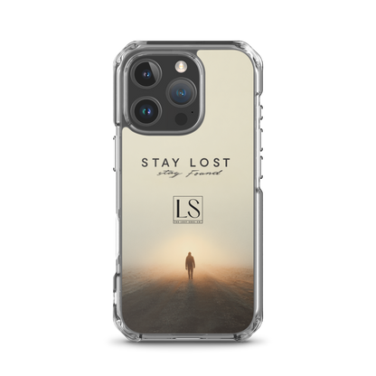 Stay Lost Stay Found – Clear iPhone Case | LS-P02
