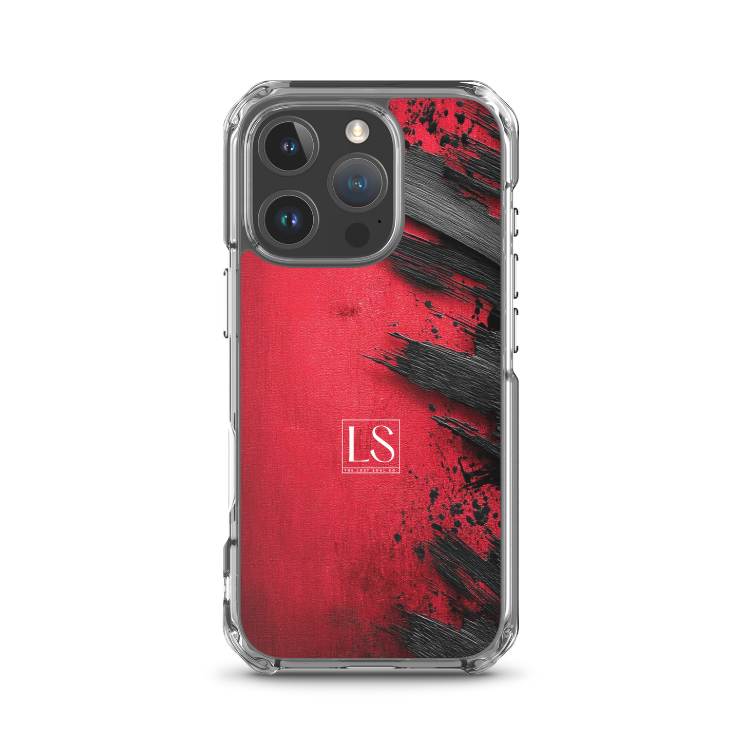 Blood & Brush – Clear iPhone Case | LS-P01