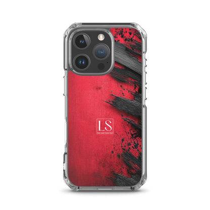 Blood & Brush – Clear iPhone Case | LS-P01