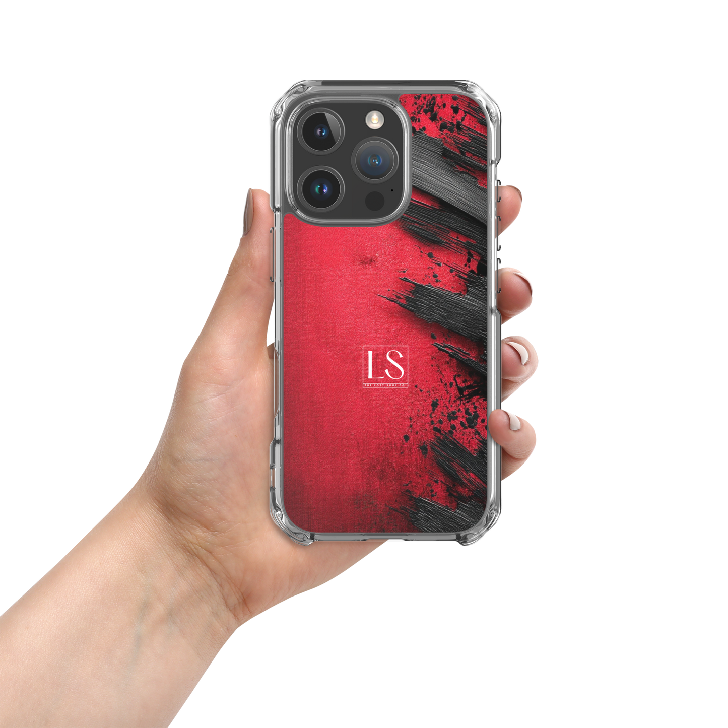 Blood & Brush – Clear iPhone Case | LS-P01