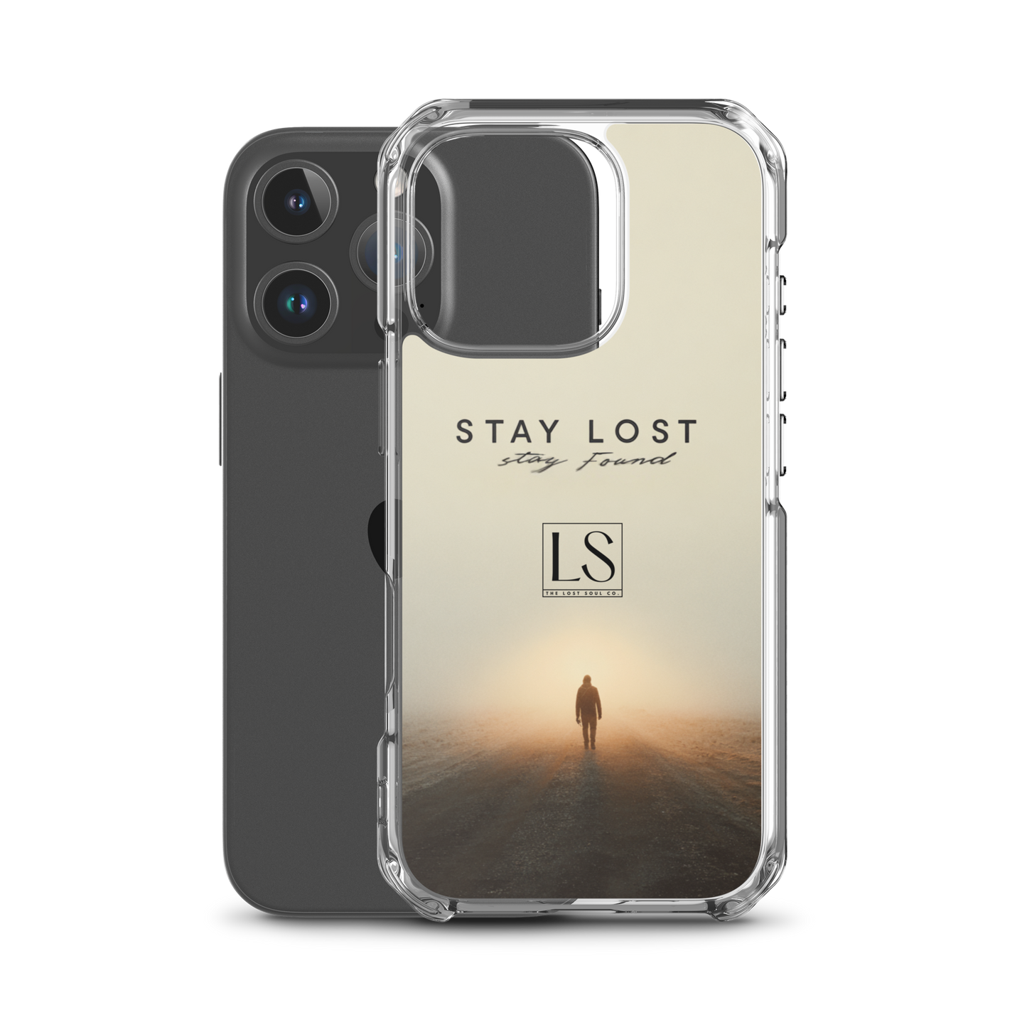 Stay Lost Stay Found – Clear iPhone Case | LS-P02