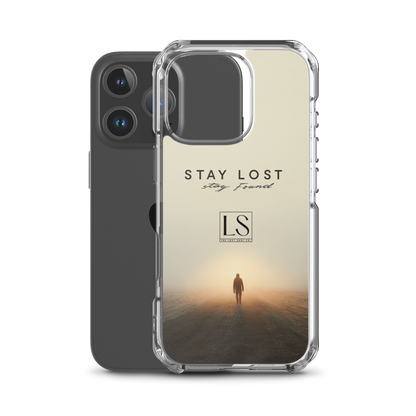 Stay Lost Stay Found – Clear iPhone Case | LS-P02