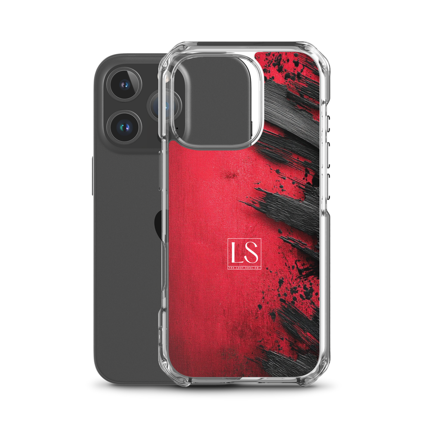 Blood & Brush – Clear iPhone Case | LS-P01