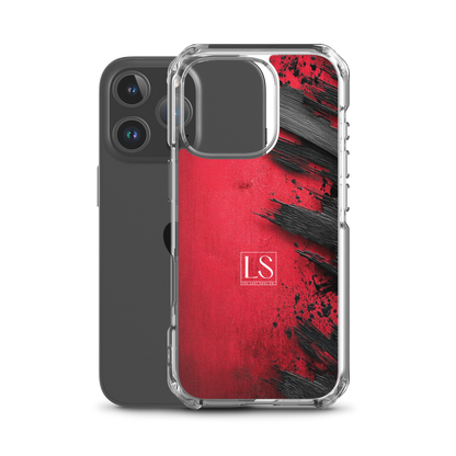 Blood & Brush – Clear iPhone Case | LS-P01