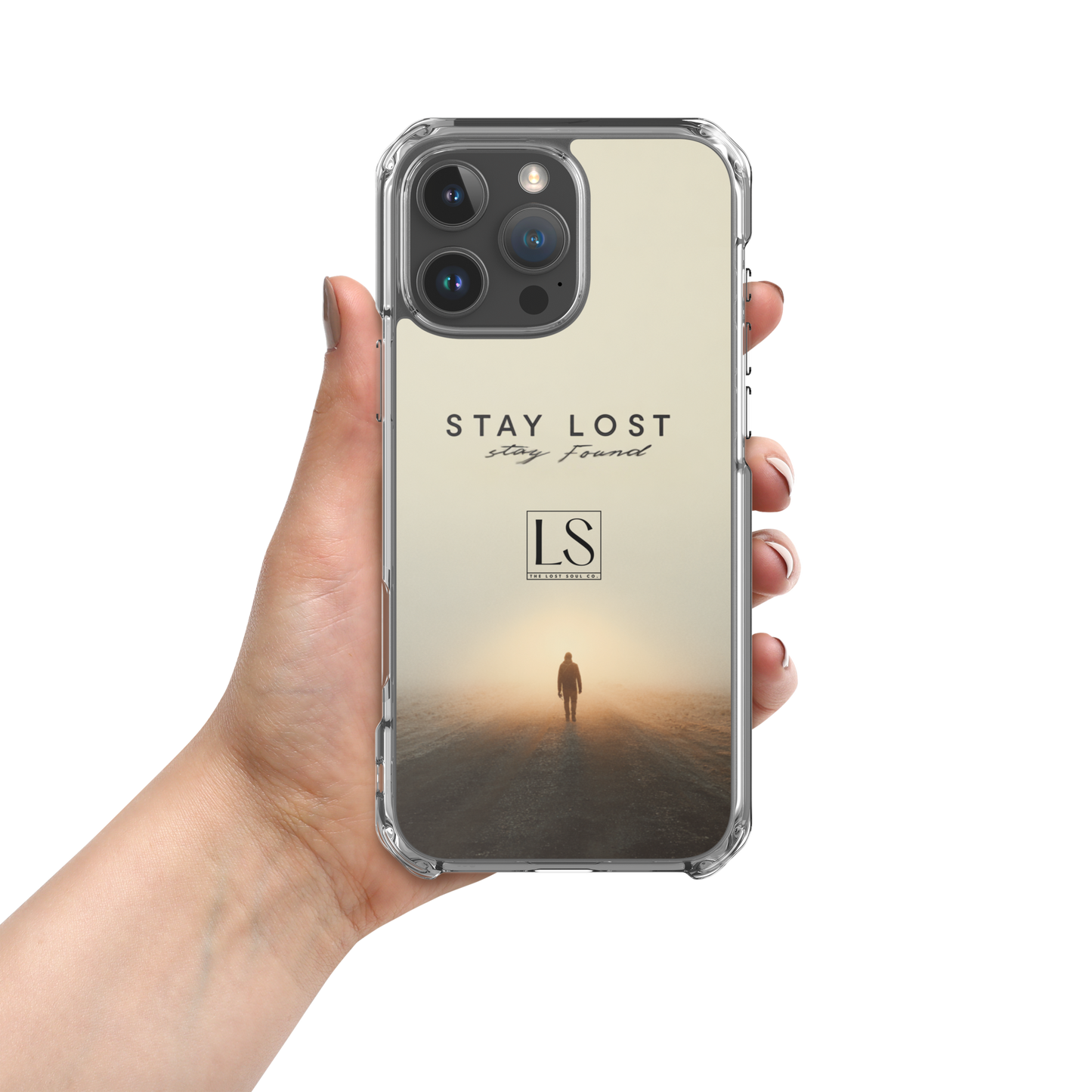 Stay Lost Stay Found – Clear iPhone Case | LS-P02