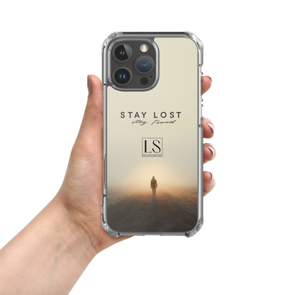 Stay Lost Stay Found – Clear iPhone Case | LS-P02