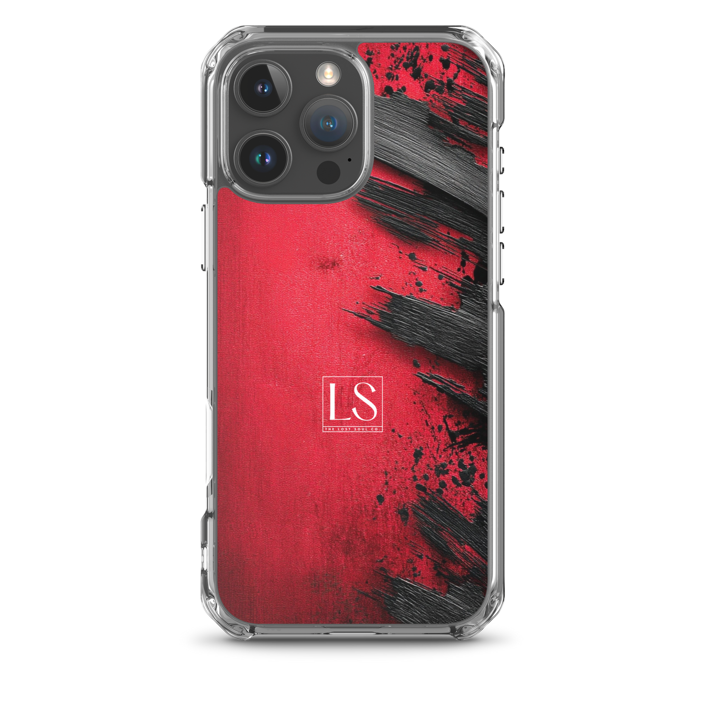Blood & Brush – Clear iPhone Case | LS-P01