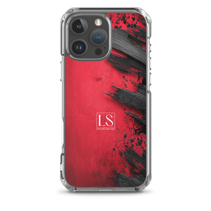 Blood & Brush – Clear iPhone Case | LS-P01