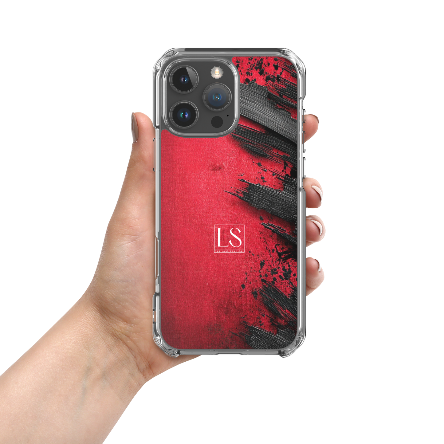 Blood & Brush – Clear iPhone Case | LS-P01