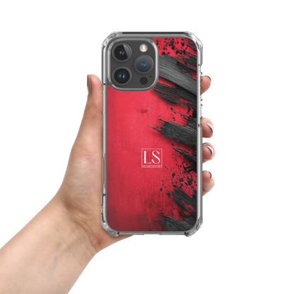 Blood & Brush – Clear iPhone Case | LS-P01