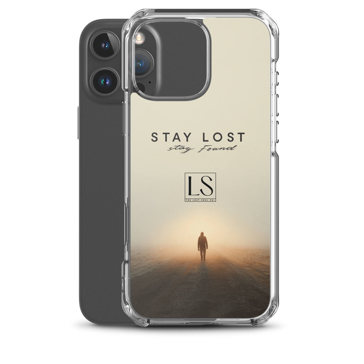Stay Lost Stay Found – Clear iPhone Case | LS-P02