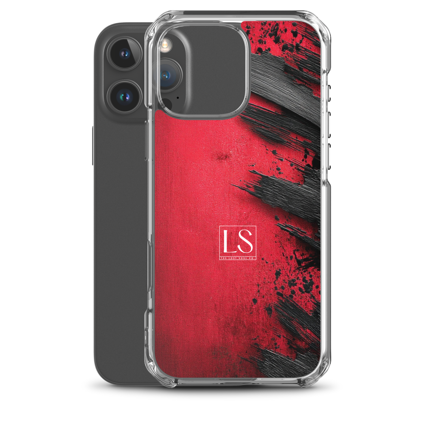 Blood & Brush – Clear iPhone Case | LS-P01