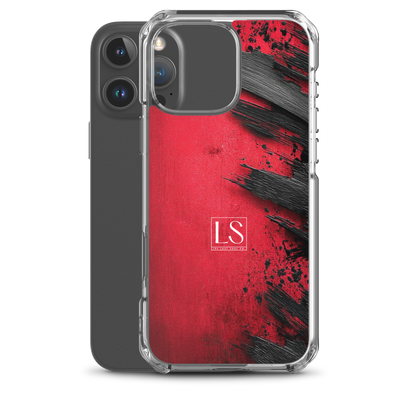 Blood & Brush – Clear iPhone Case | LS-P01