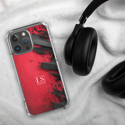 Blood & Brush – Clear iPhone Case | LS-P01