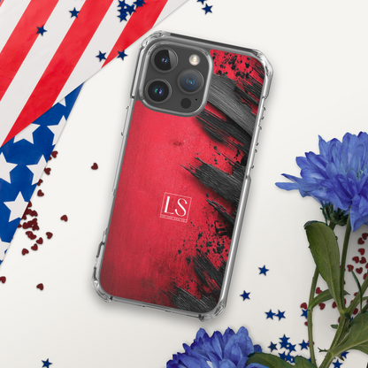 Blood & Brush – Clear iPhone Case | LS-P01