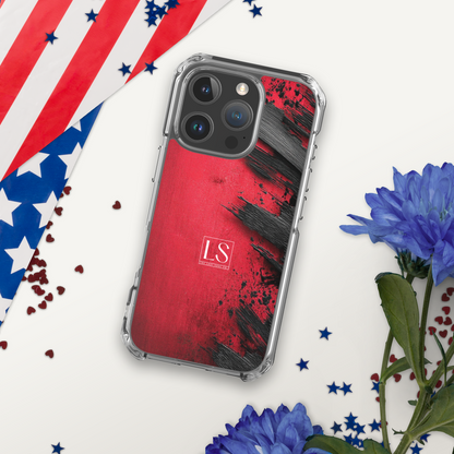 Blood & Brush – Clear iPhone Case | LS-P01