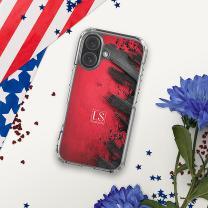 Blood & Brush – Clear iPhone Case | LS-P01