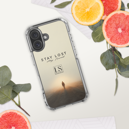 Stay Lost Stay Found – Clear iPhone Case | LS-P02
