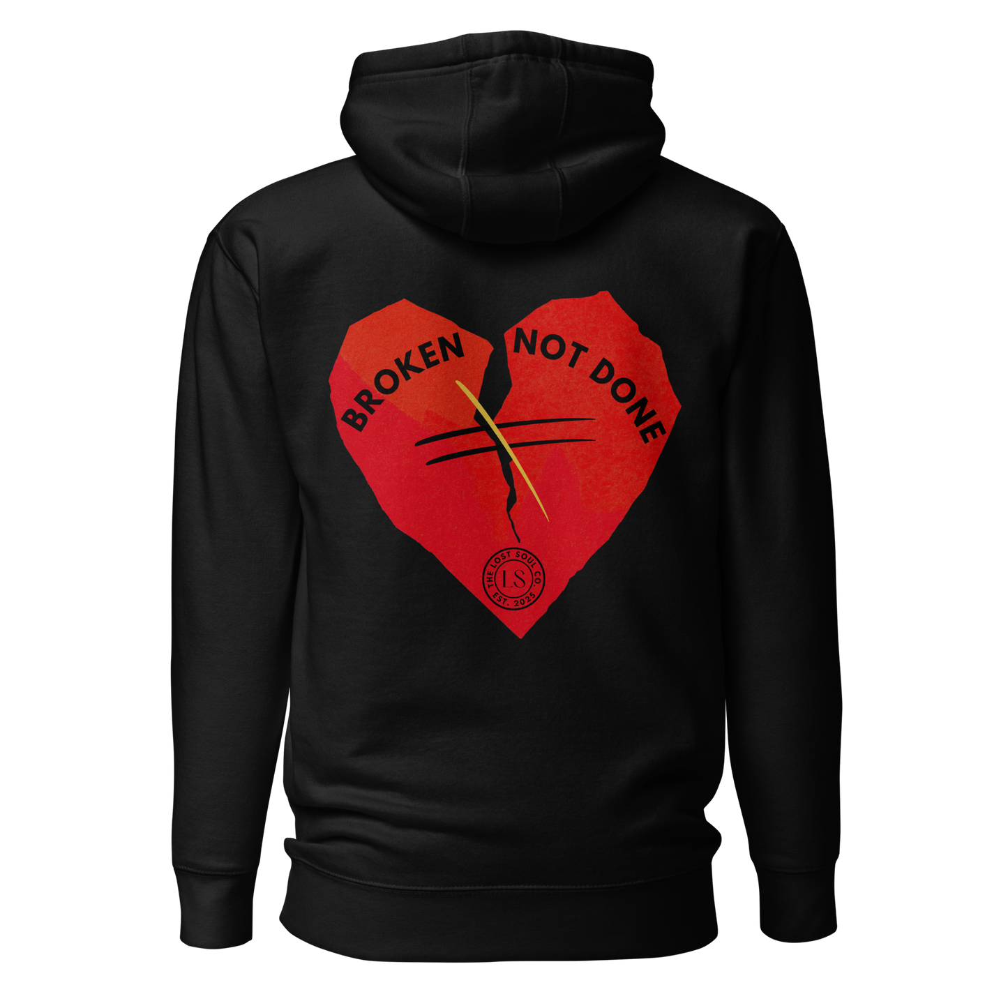  Broken but not done Premium Hoodie
