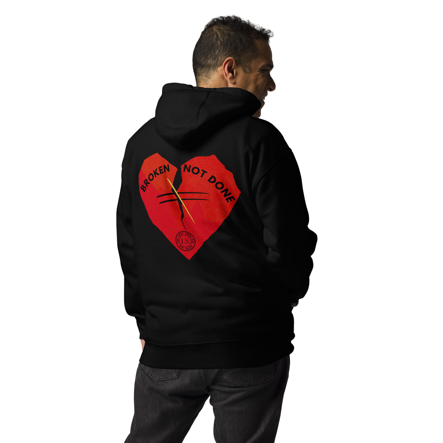  Broken but not done Premium Hoodie