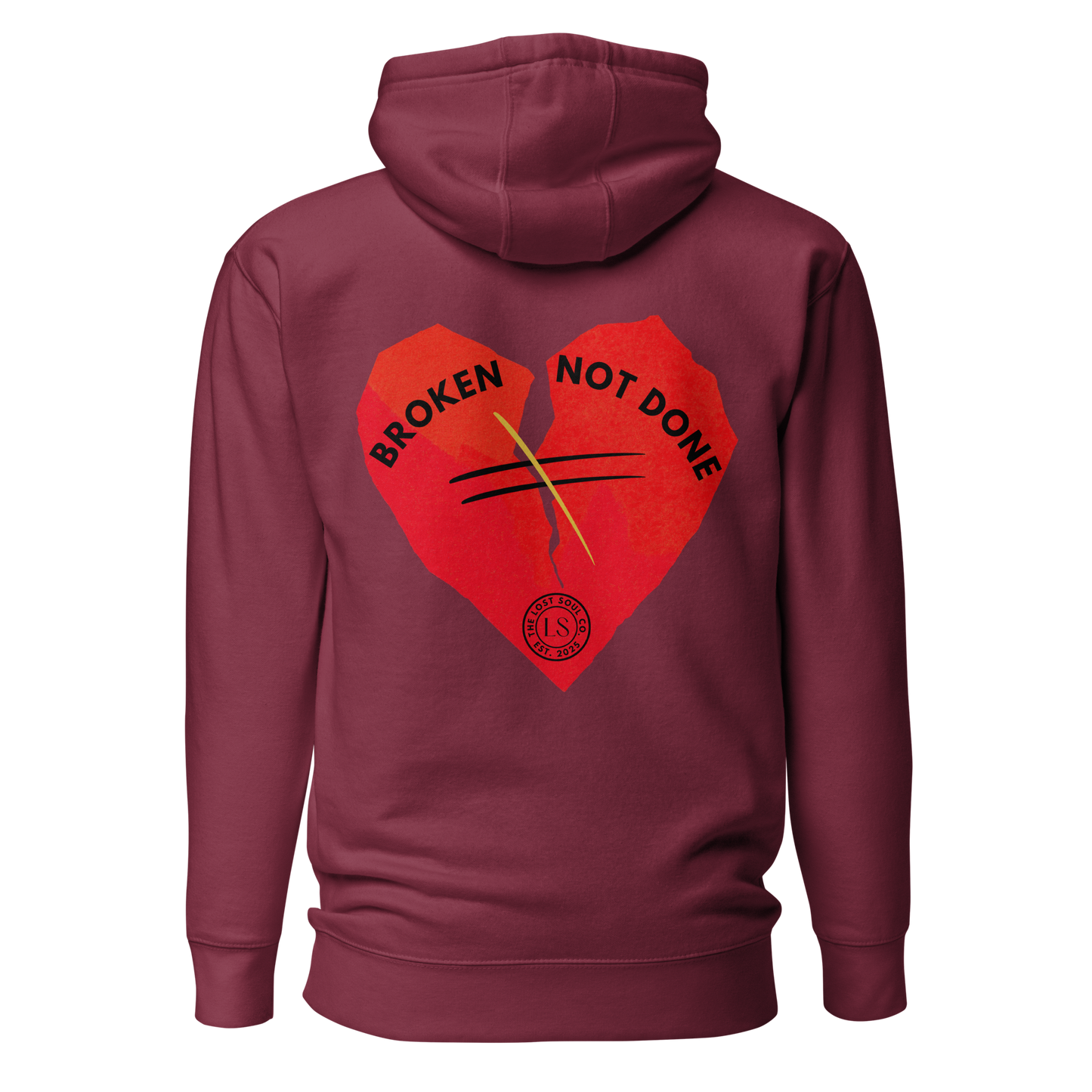  Broken but not done Premium Hoodie