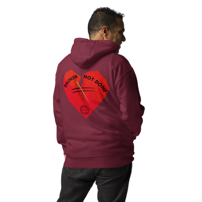  Broken but not done Premium Hoodie