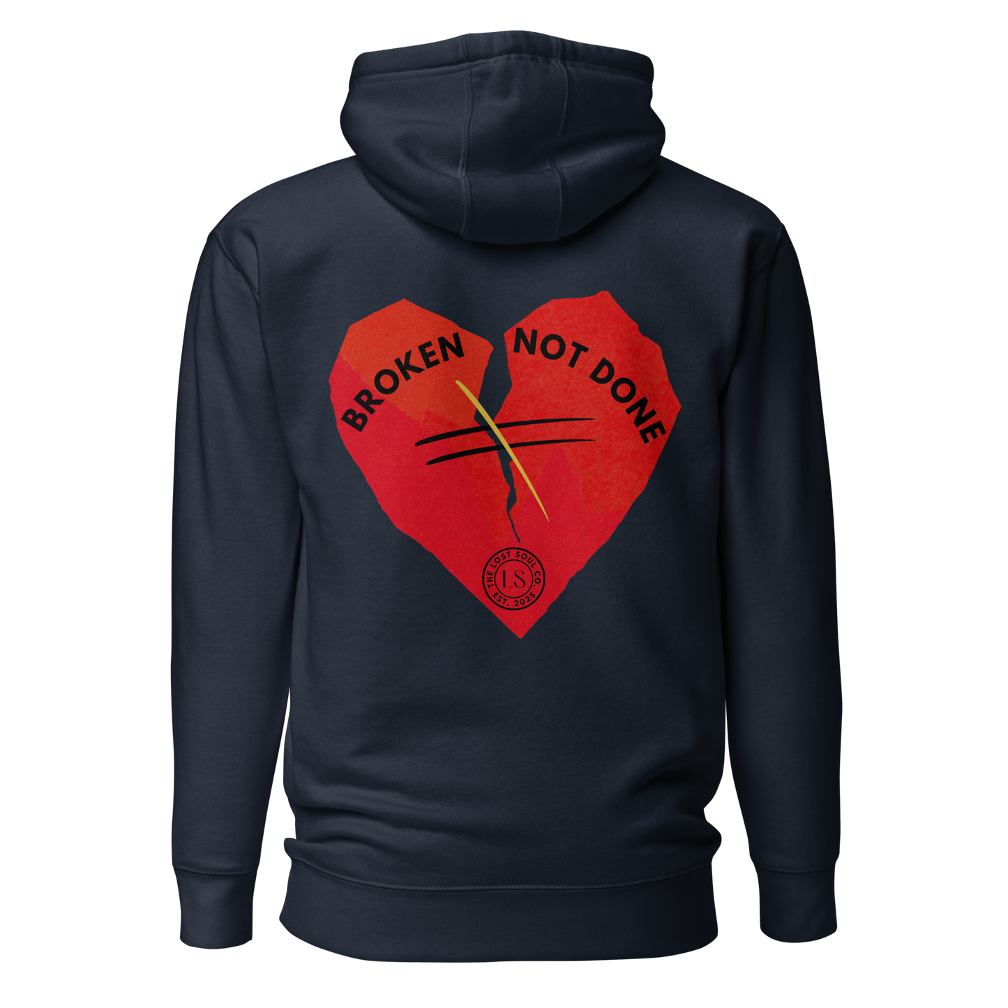  Broken but not done Premium Hoodie