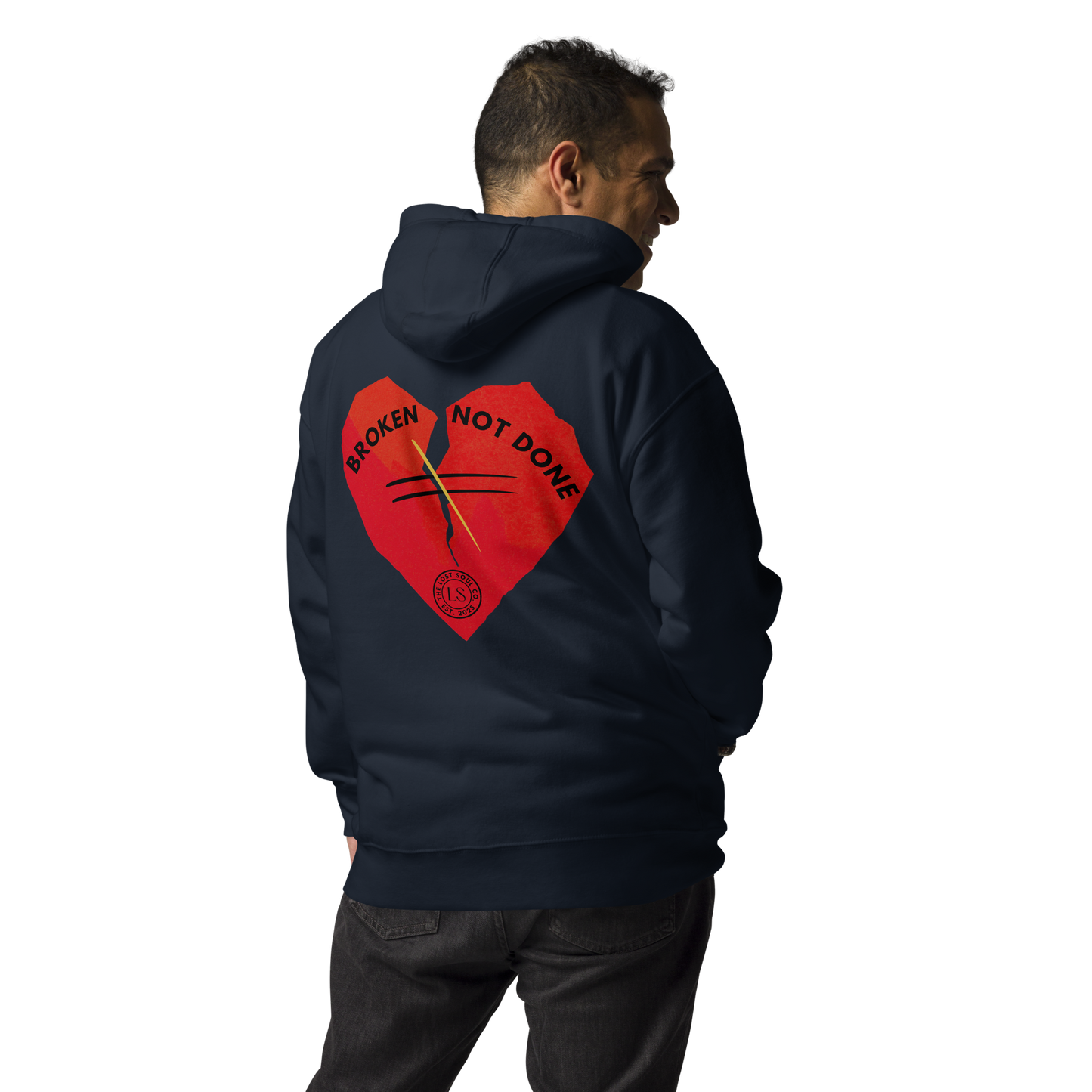  Broken but not done Premium Hoodie