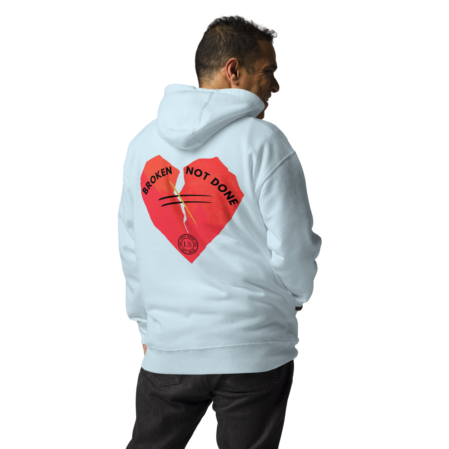  Broken but not done Premium Hoodie