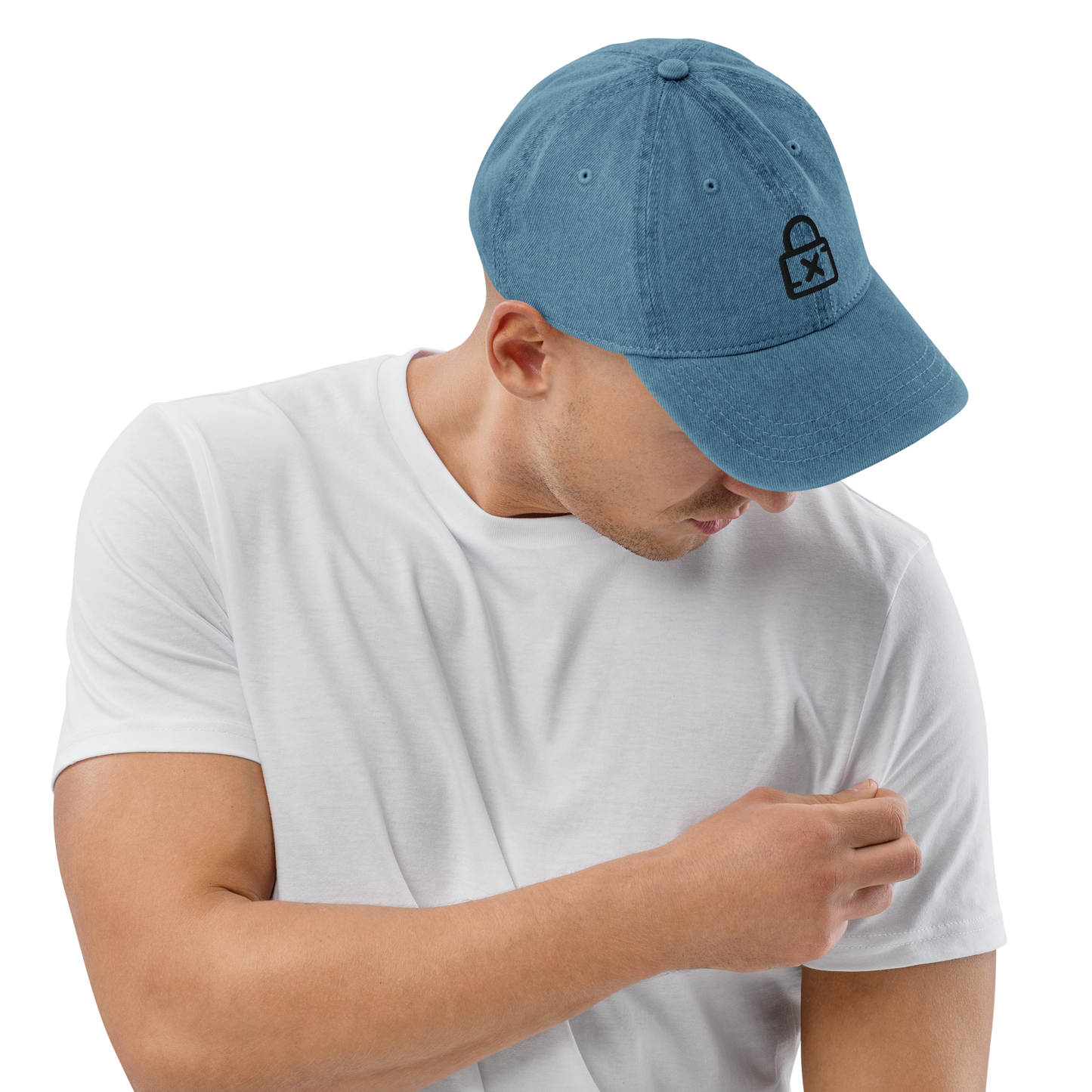 Encrypted – Denim Dad Hat | LS-DH02