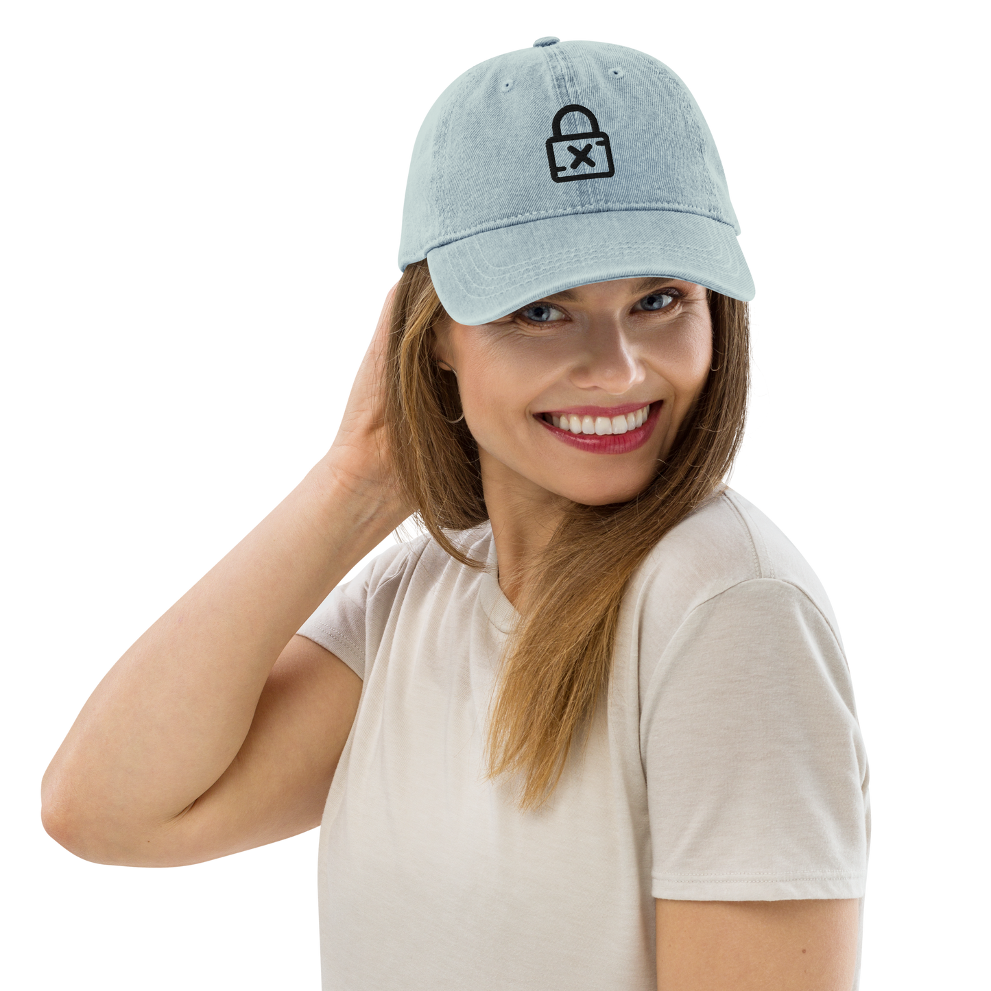 Encrypted – Denim Dad Hat | LS-DH02