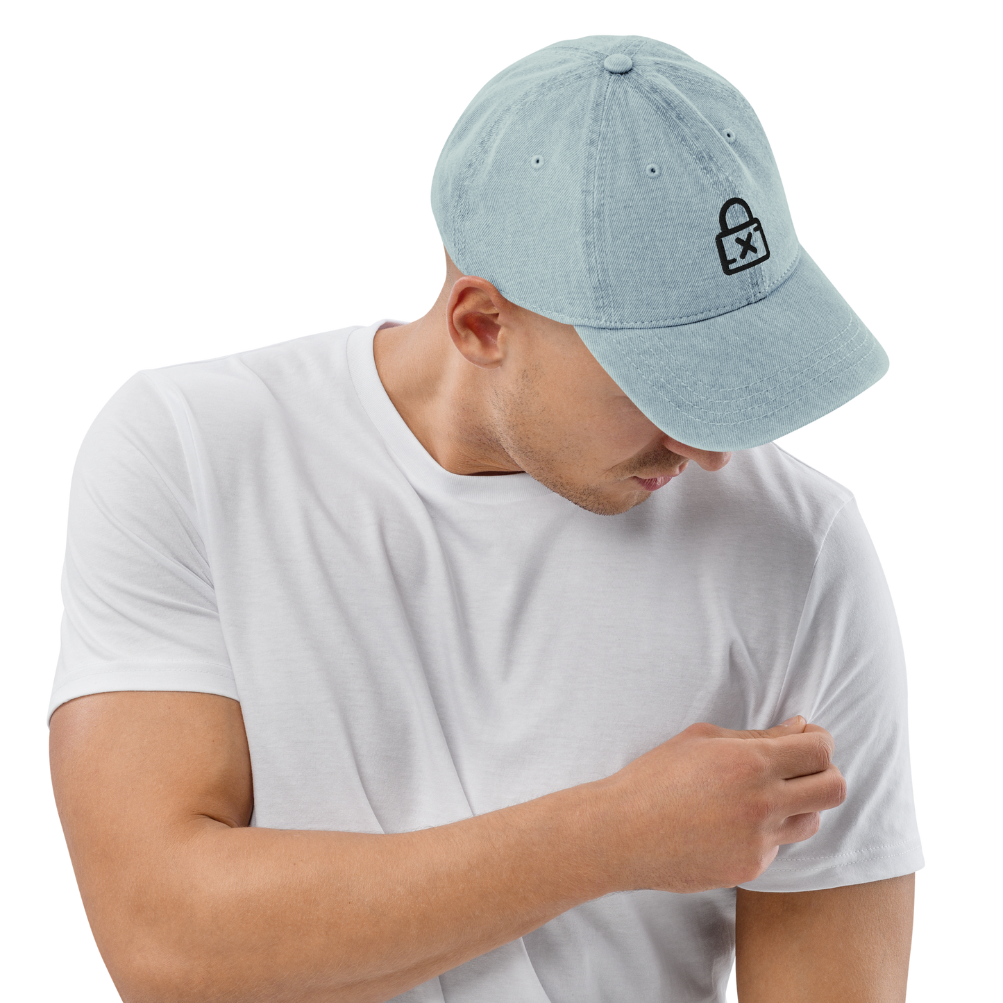 Encrypted – Denim Dad Hat | LS-DH02