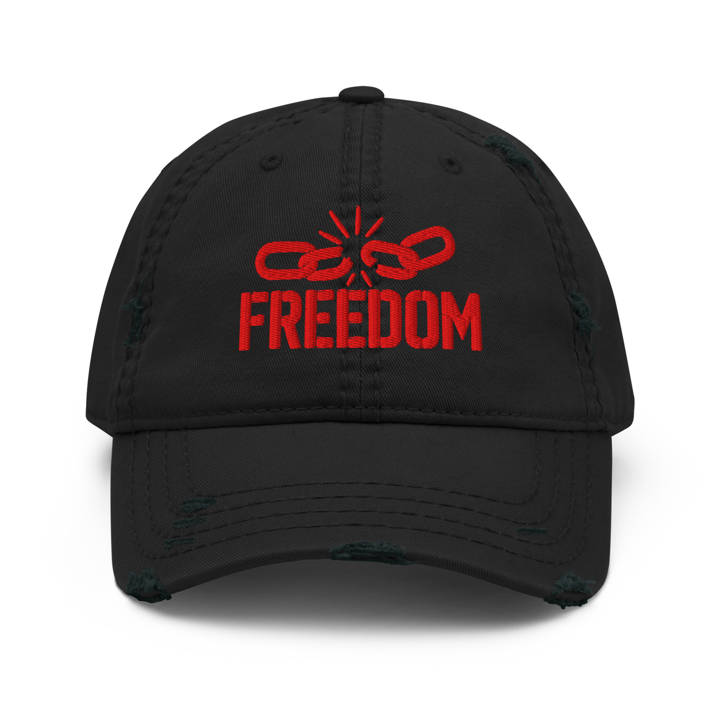 FREEDOM Distressed Dad Hat