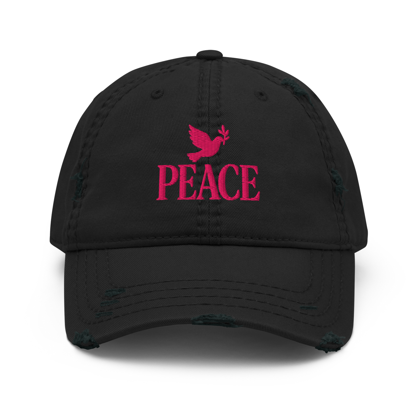 PEACE Distressed Dad Hat