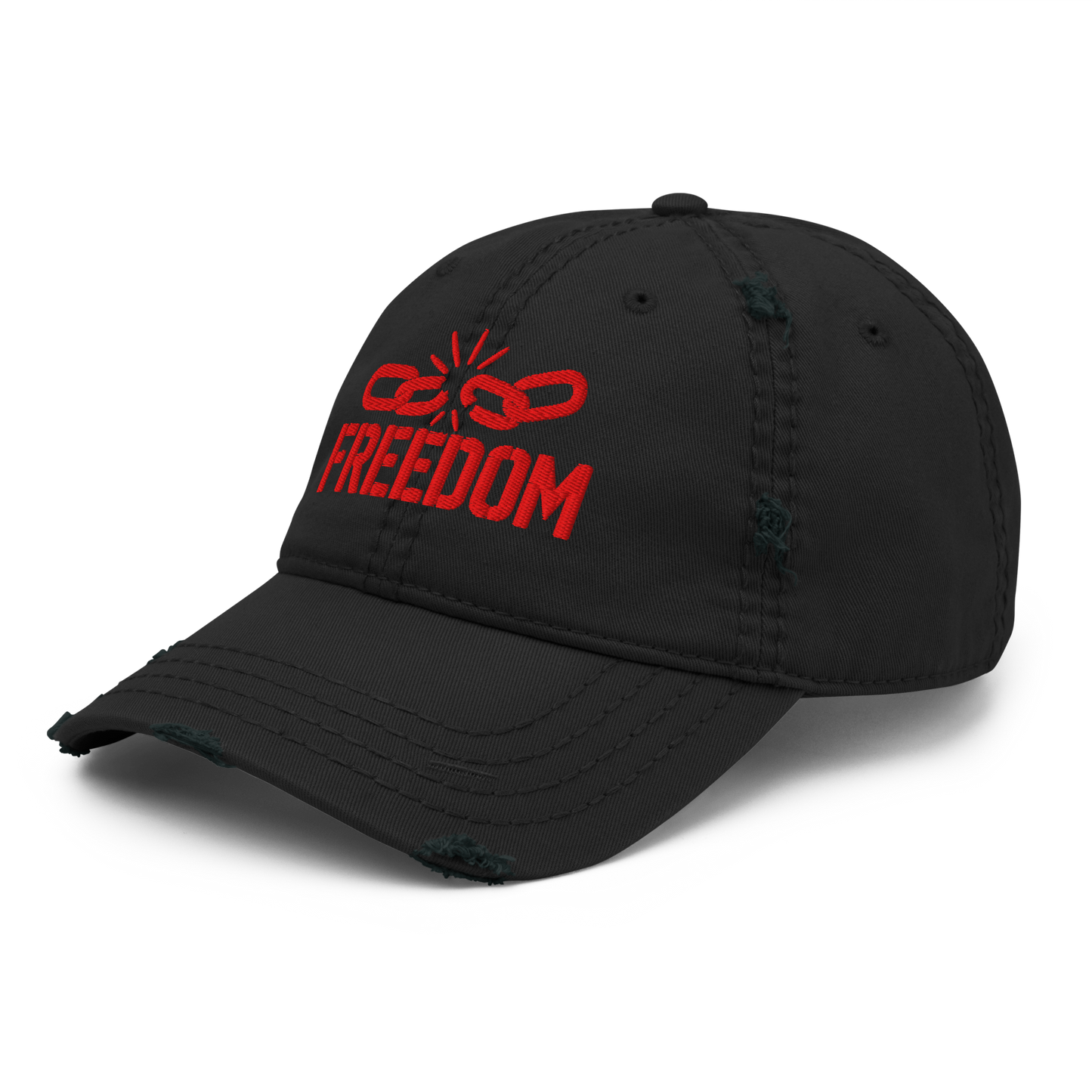 FREEDOM Distressed Dad Hat