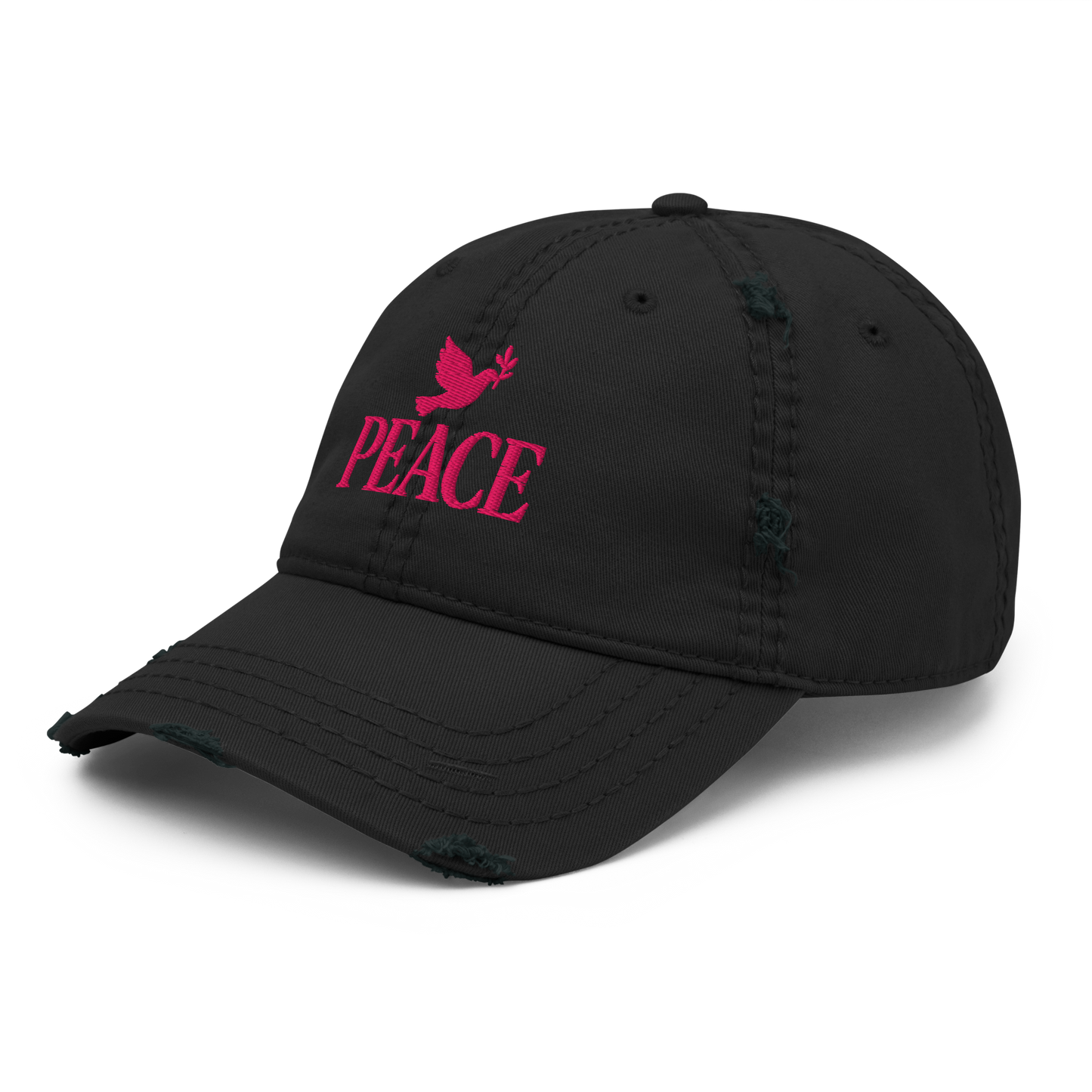 PEACE Distressed Dad Hat